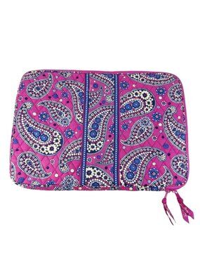 Vera Bradley Quilted Laptop Tablet Carrying Case Sleeve 12x17 Boysenberry